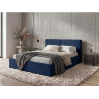 Gulta ar paceļamo mehānismu HILTON 160x200, zils
